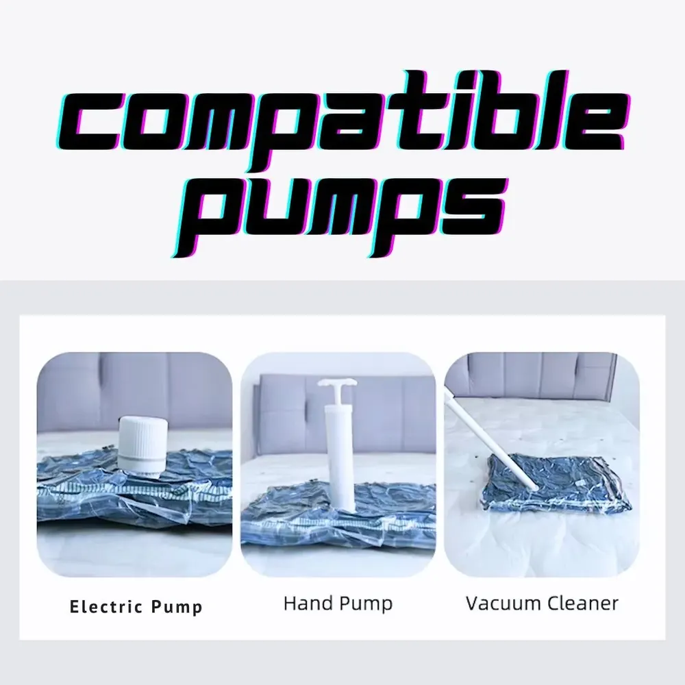 Vacuum storage bag assortment with electric pump, product view 6 of 9