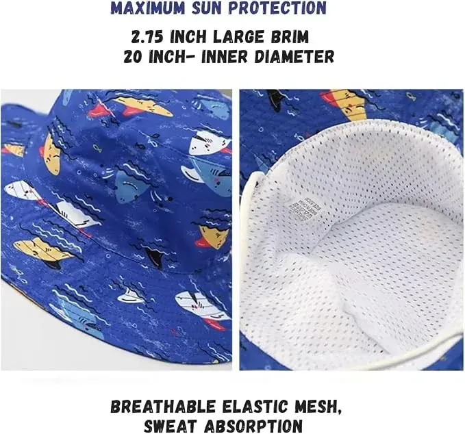 Children's cartoon sun hat, product view 2 of 4