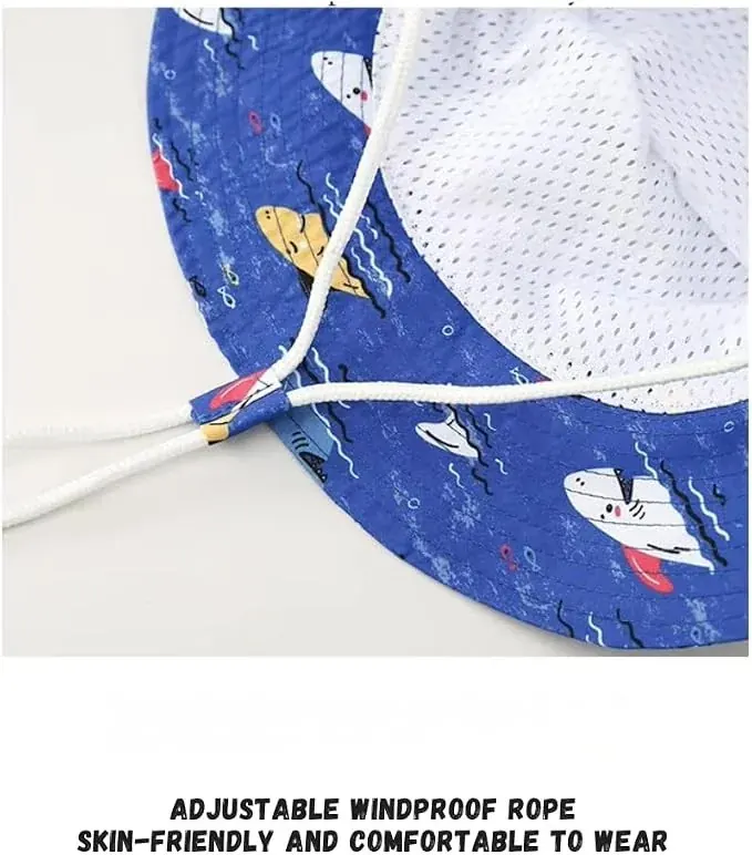 Children's cartoon sun hat, product view 4 of 4